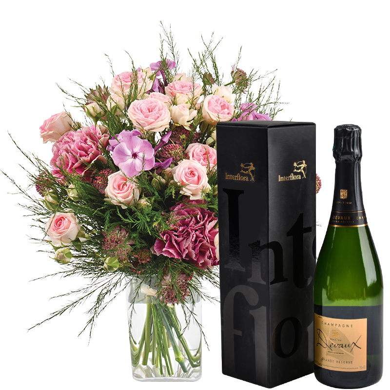Livraison Fleurs et Champagne en 4H - Idée Cadeau Anniversaire - Interflora