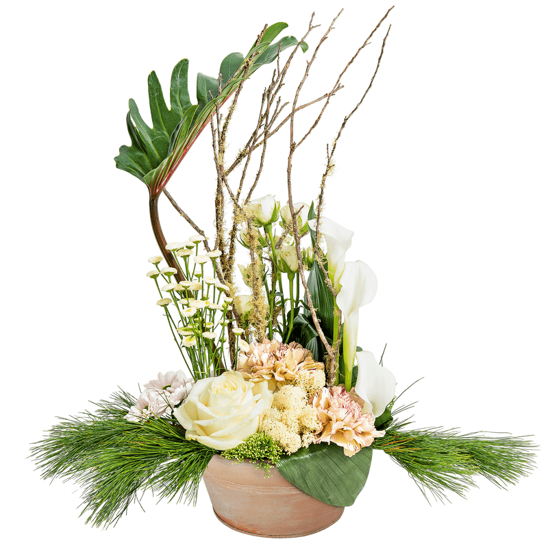 Fleurs Enterrement : Composition Deuil Infini - Interflora