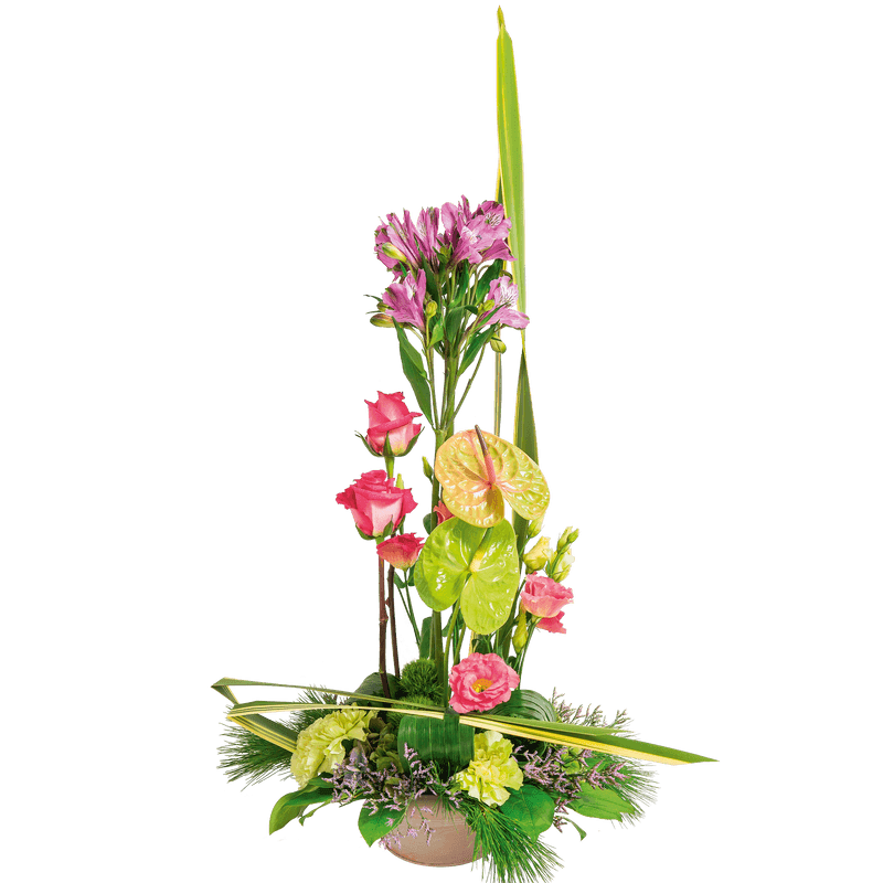 Fleurs Deuil Interflora - Composition Prélude