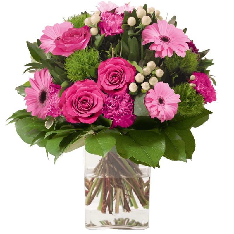 Interflora Deuil - Bouquet Amour éternel rose - Livraison Fleurs Enterrement