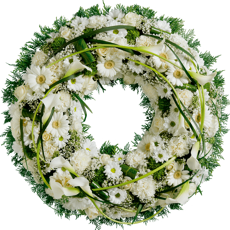 Couronne funéraire - Fleurs Enterrement Interflora