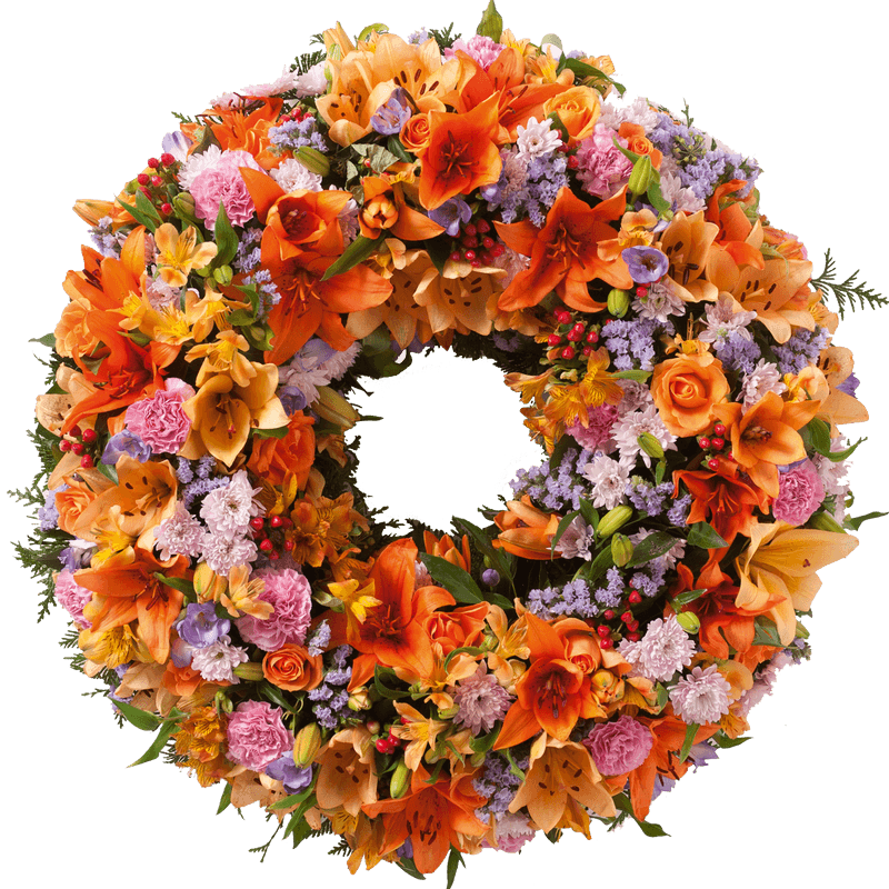 Couronne Funéraire - Fleurs Deuil Interflora - Livraison Obsèques