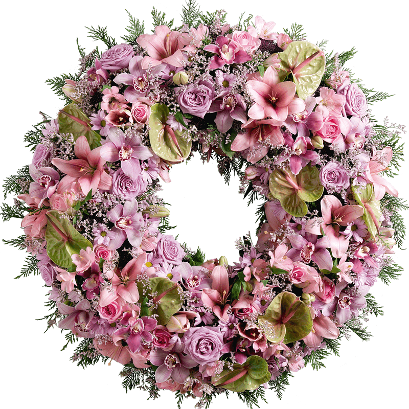 Couronne Fleurs Deuil - Livraison Enterrement - Interflora