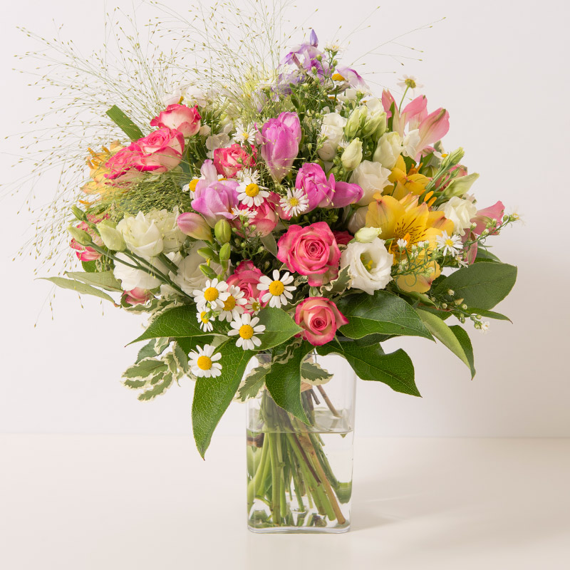 Le bouquet blanc du fleuriste - Fête des Grands-Mères - Interflora - Livraison bouquets